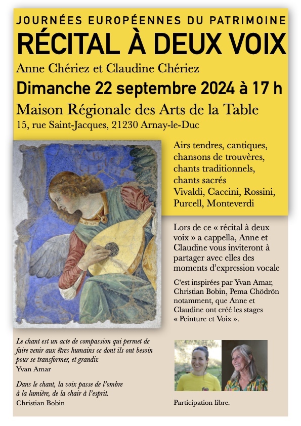 Concert-Arnay-le-Duc - Muse des Arts de la Table - Anne Cheriez - Claudine Cheriez - 2024